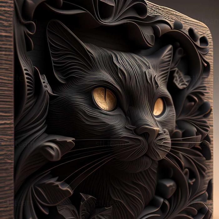 3D model Bombay cat (STL)